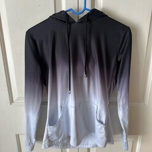 Unlisted Black and Gray Ombre Hoodie